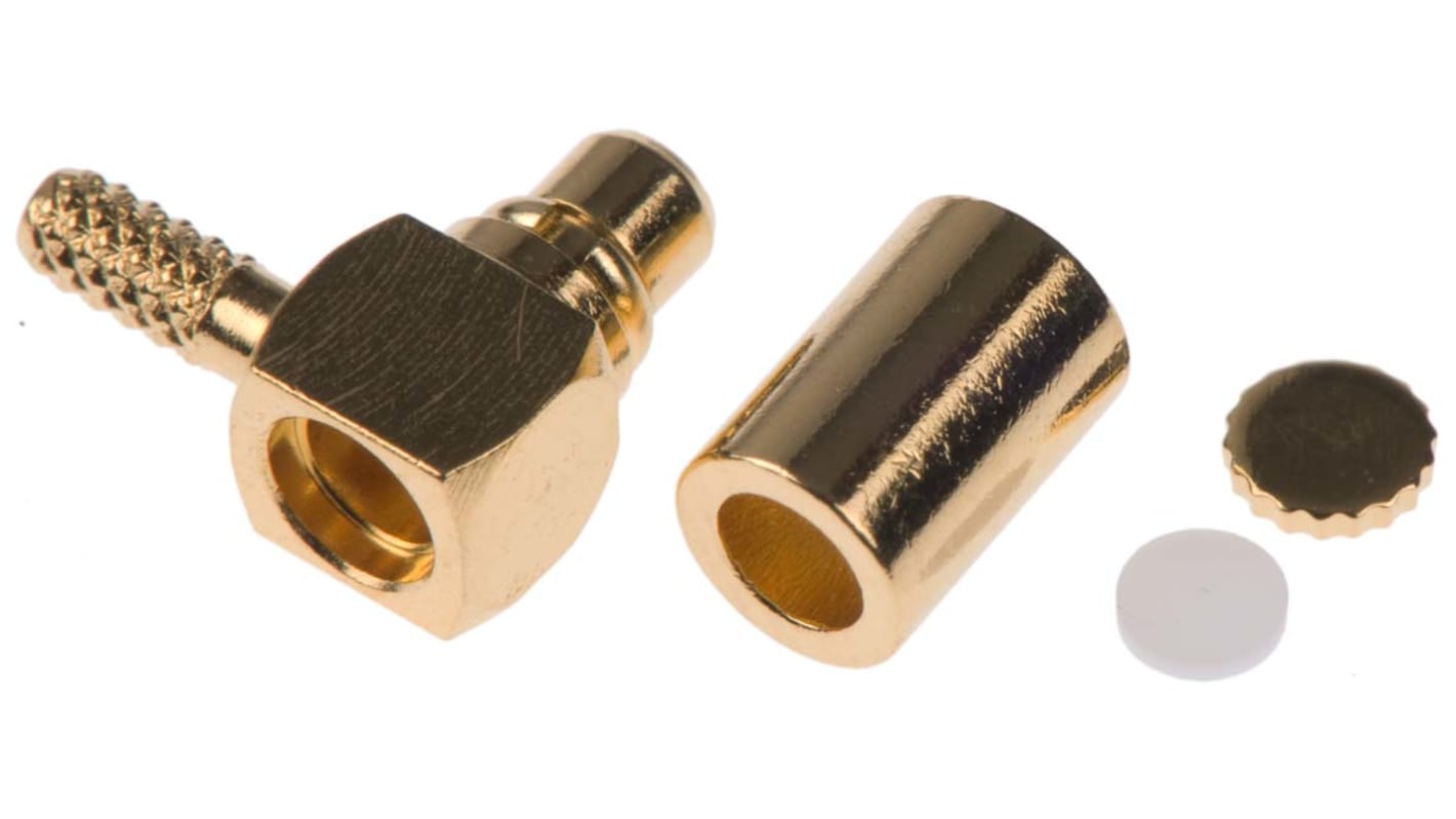 Conector coaxial Amphenol RF MMCX1112A1-3GT30G-14-50, Ángulo de 90° , Impedancia 50Ω