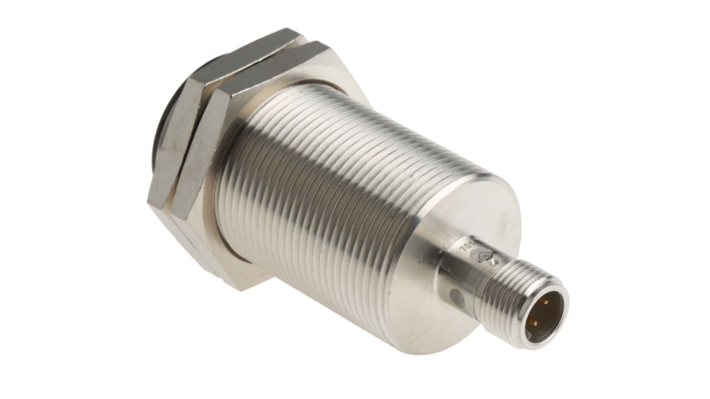 RS PRO Inductive Barrel-Style Proximity Sensor, M30 x 1.5, 10 mm Detection, NPN Output, 10 → 30 V dc, IP67