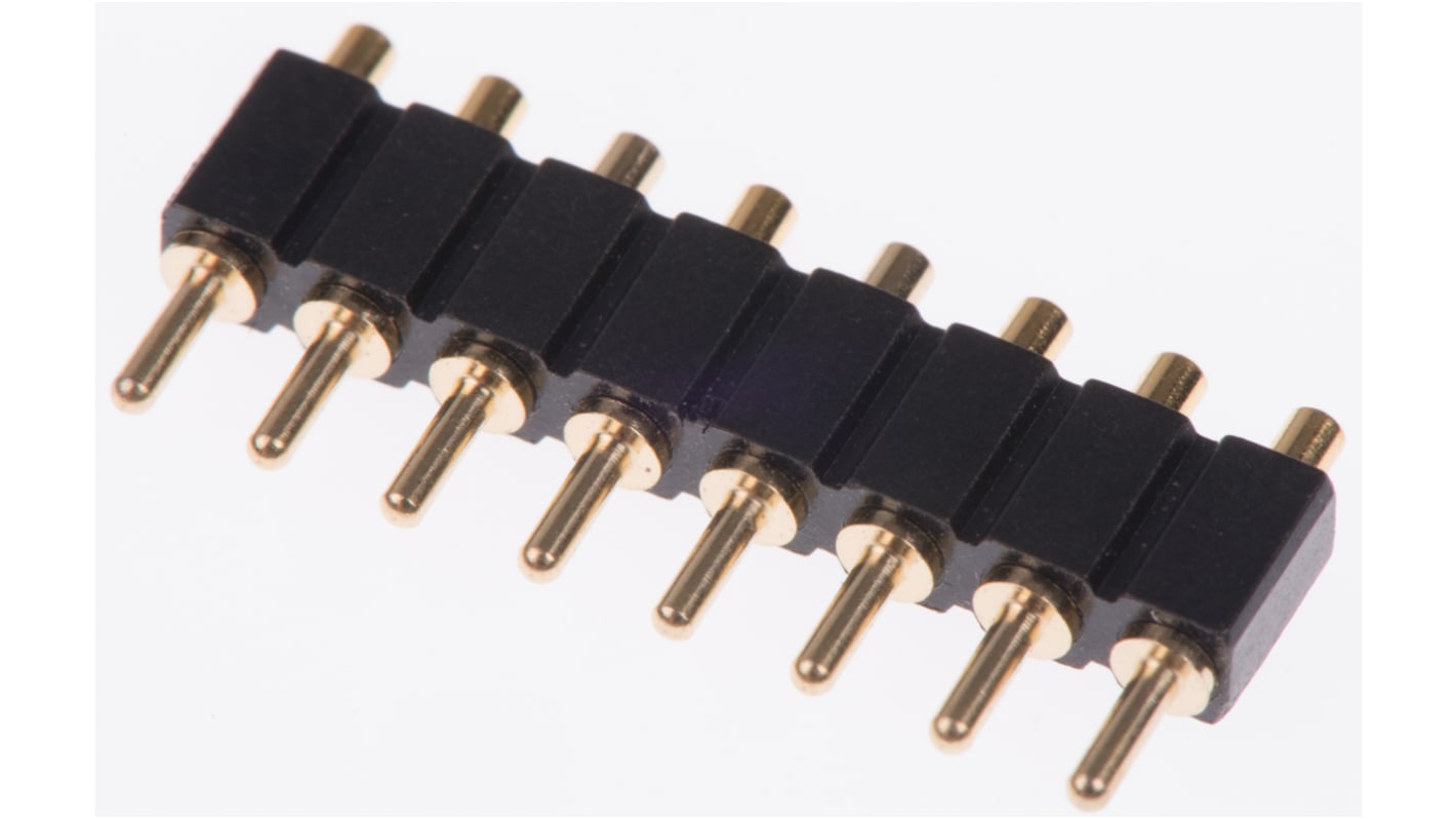 Connecteur à ressort chargé Preci-Dip, 8 pôles , 2.54mm 1 rangée, 3.5A, Droit