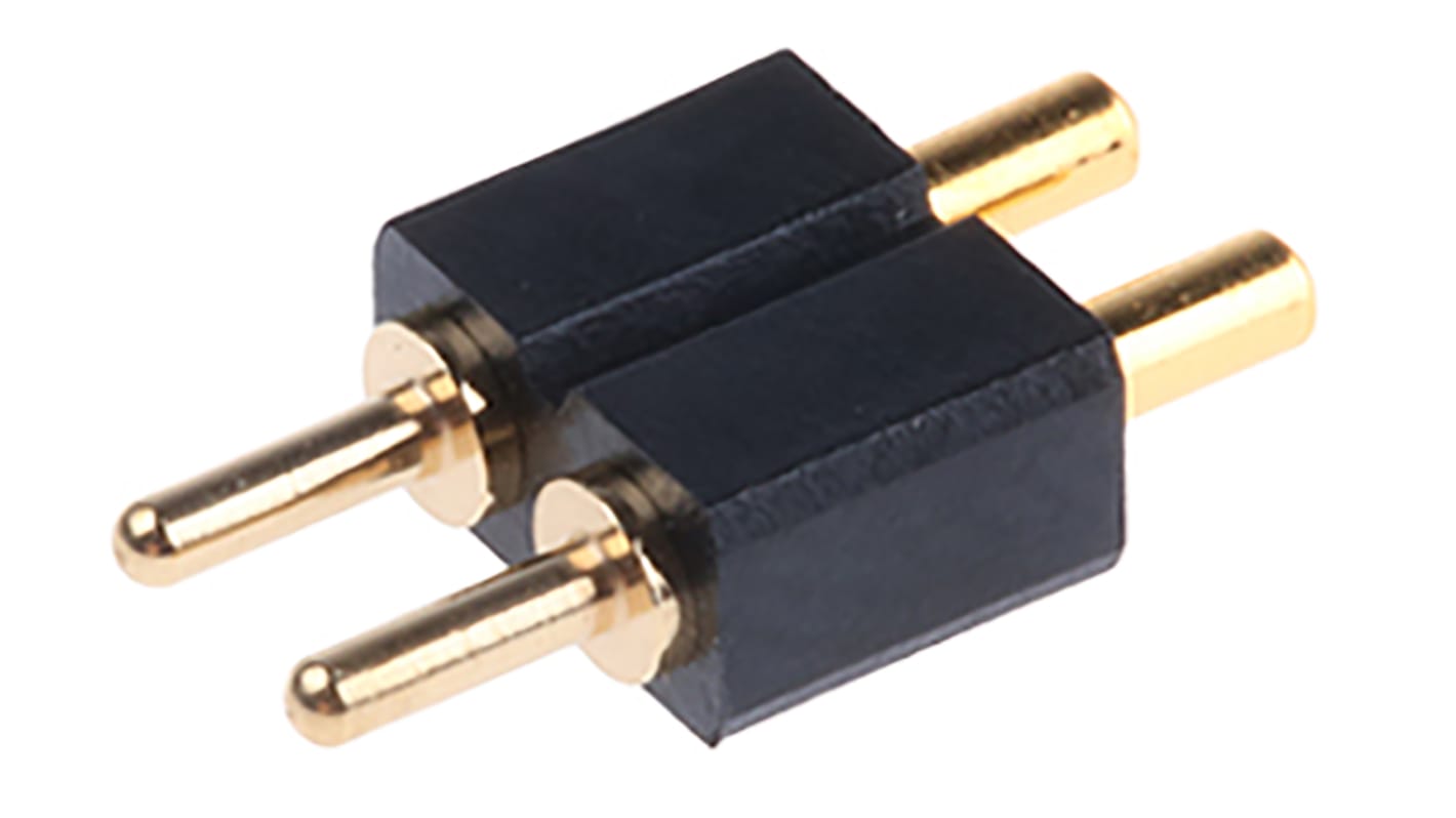 Connecteur à ressort chargé Preci-Dip, 2 pôles , 2.54mm 1 rangée, 3.5A, Droit