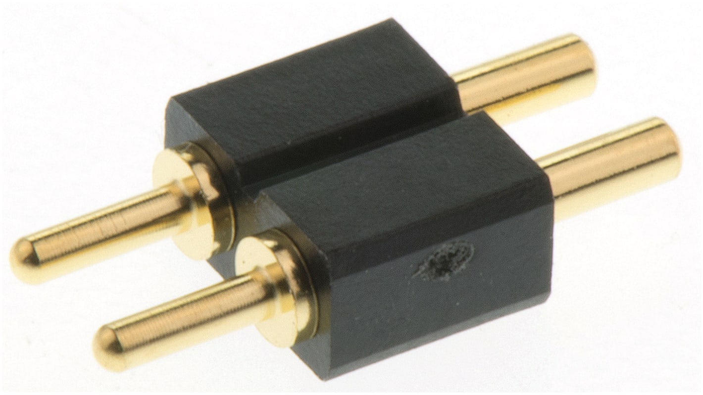 Connecteur à ressort chargé Preci-Dip, 2 pôles , 2.54mm 1 rangée, 3.5A, Droit