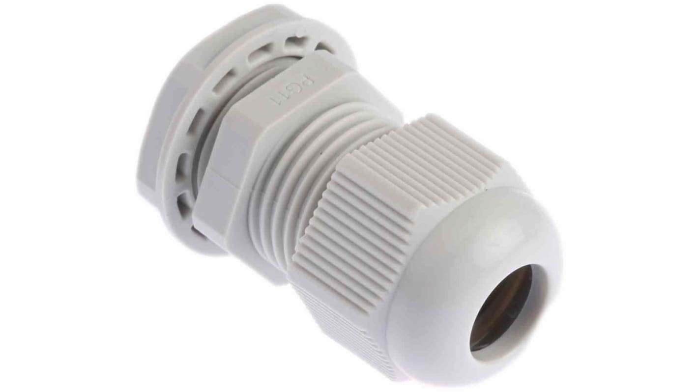 Legrand Grey Polyamide Cable Gland Kit, PG11 Thread, 5mm Min, 10mm Max, IP55