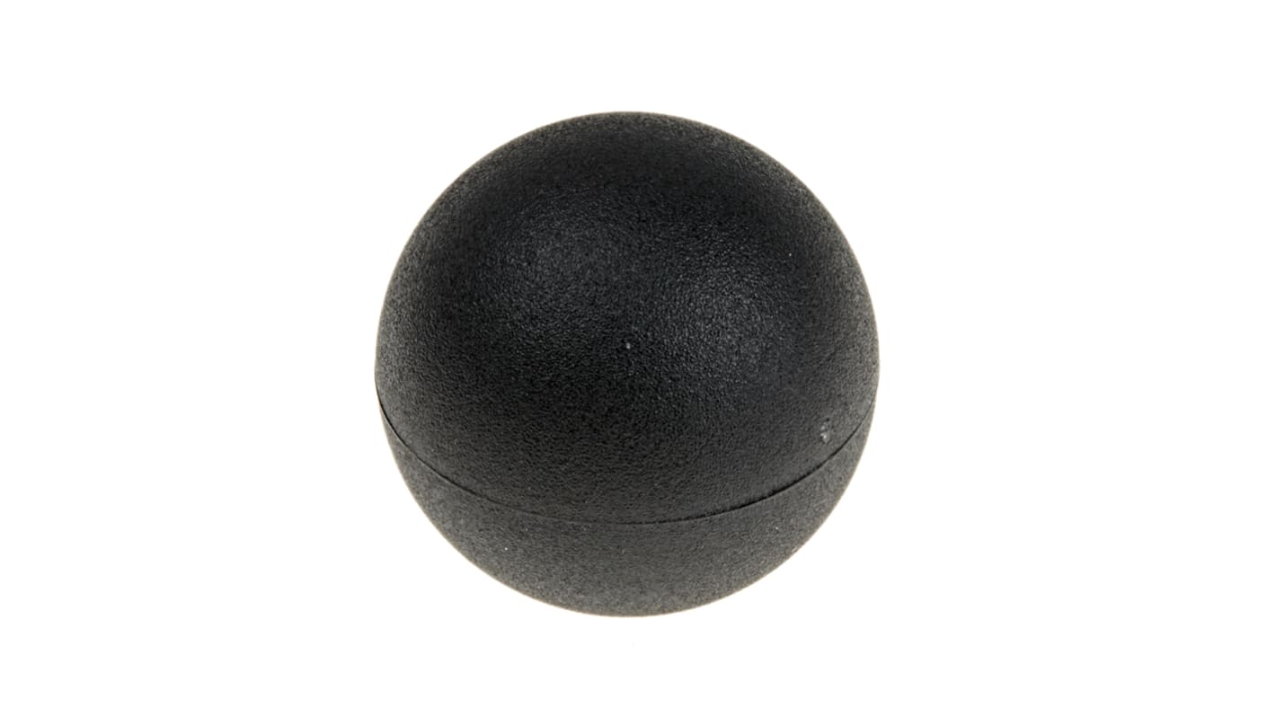 RS PRO Black Ball Clamping Knob, M8, Threaded Hole