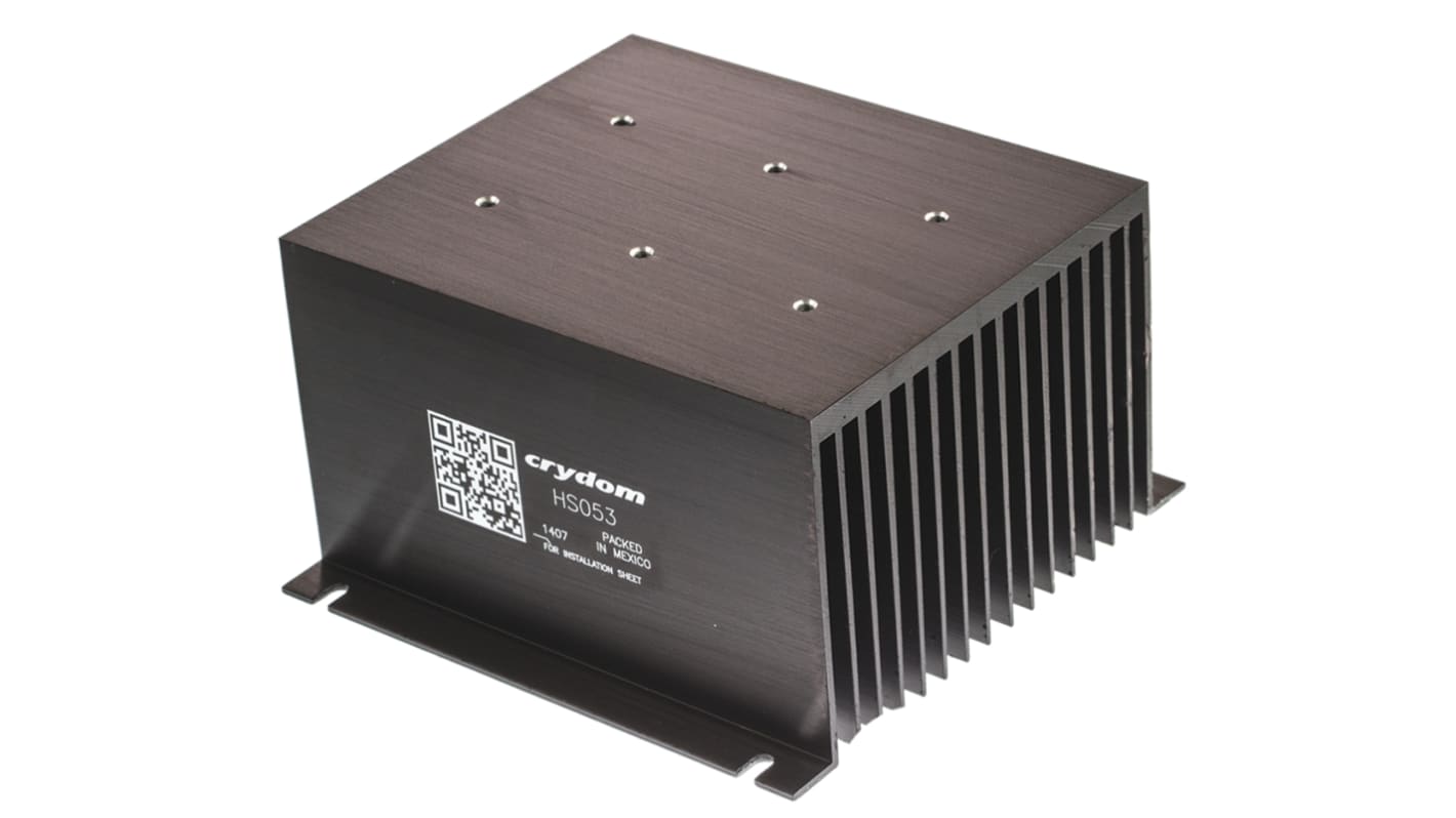 Sensata Crydom HS Series Panel Mount Relay Heatsink for Use with 1 x 3 phase SSR, 1, 2 or 3 single or dual SSR