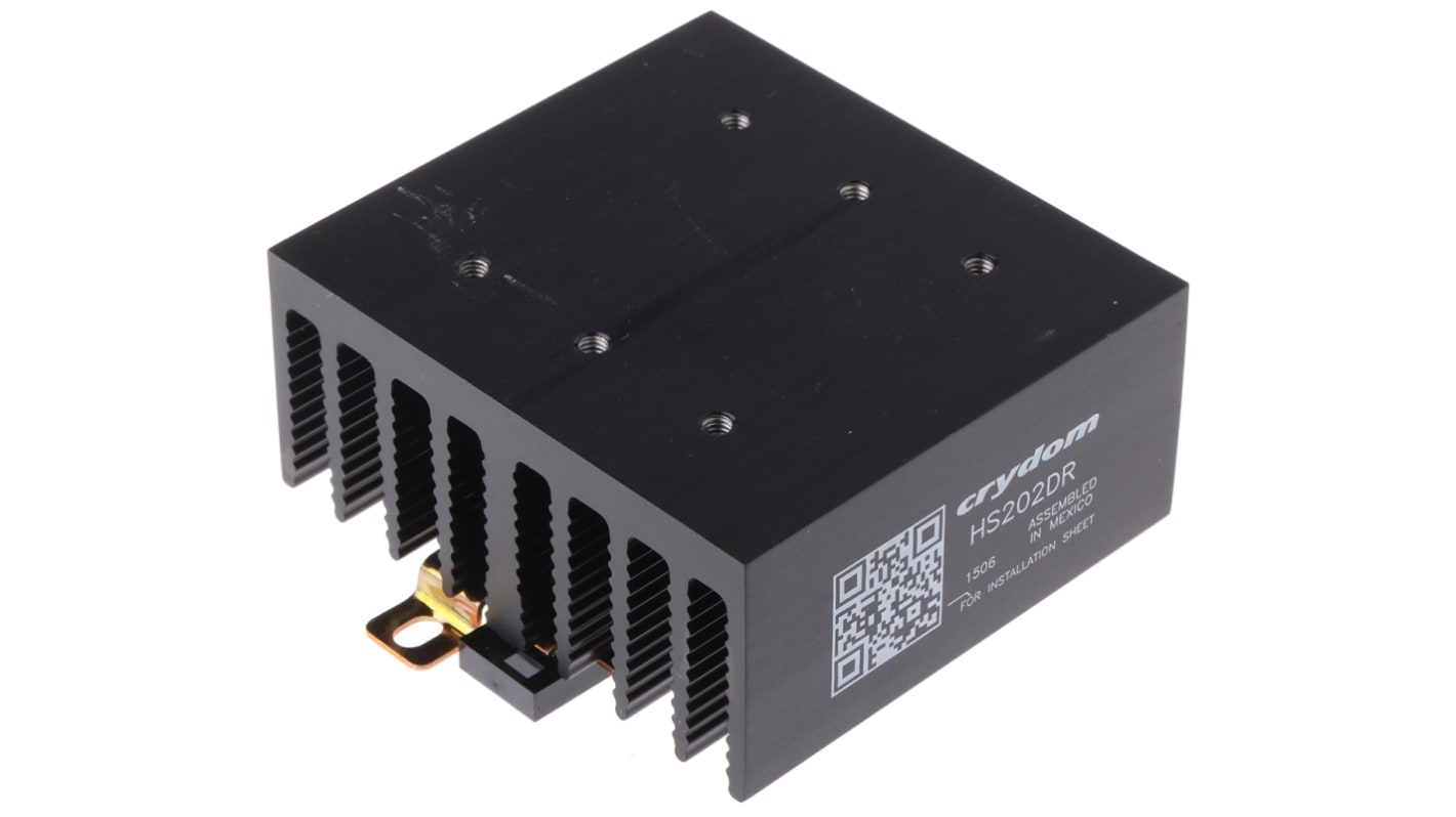 Sensata / Crydom HS202DR Series DIN Rail Relay Heatsink