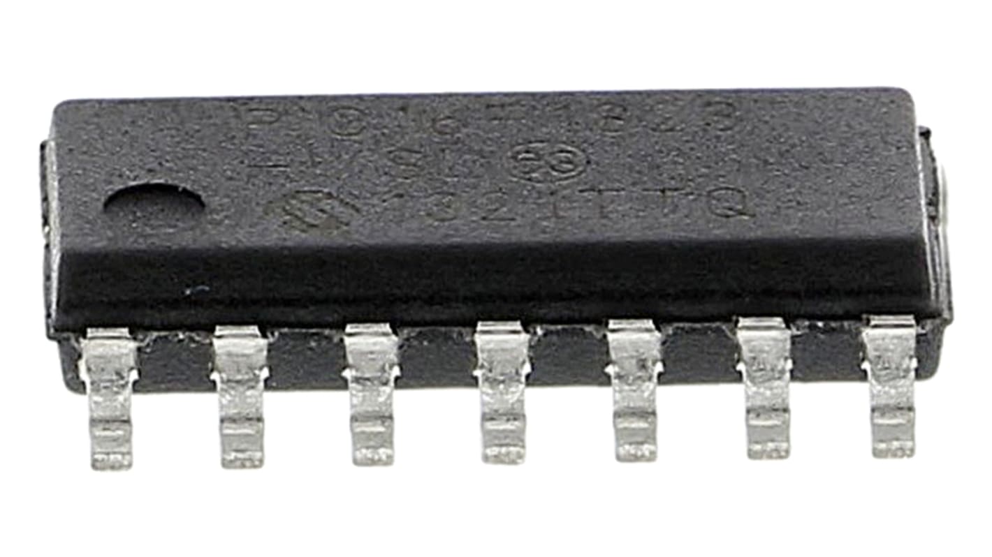 Microcontrôleur, 8bit, 128 B RAM, 3.5 ko, 32MHz, SOIC N 14, série PIC16F