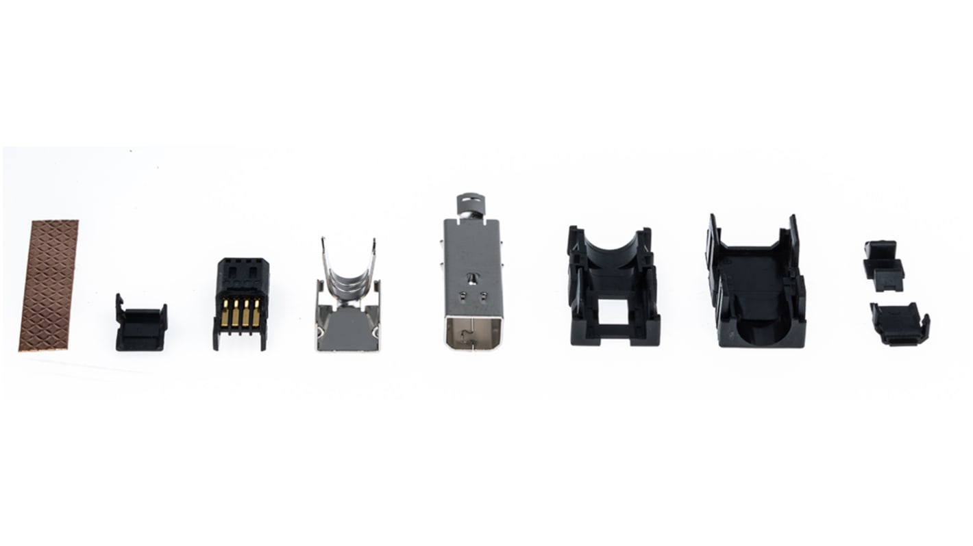 20400081 TE Connectivity Cable Mount Mini I/O Connector, 8 Way RS
