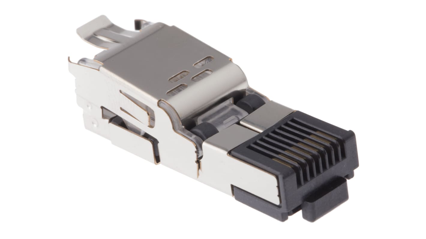 TE Connectivity RJ45 モジュラーコネクタ, オス, RJ45コネクタ, ケーブルマウント, 1871295-1