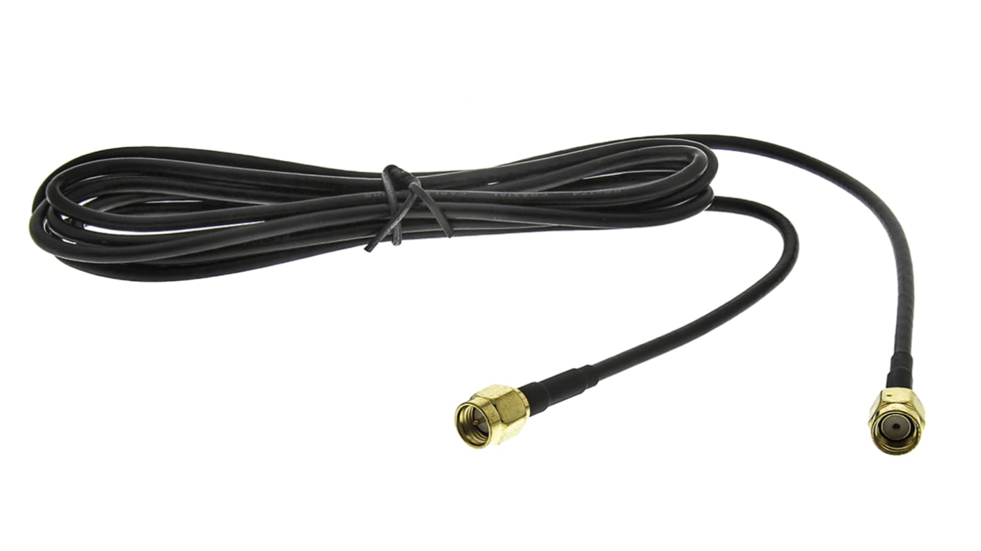 Koaxiální kabel RG58, A: SMA, B: RP-SMA 1.8m RF Solutions S koncovkou