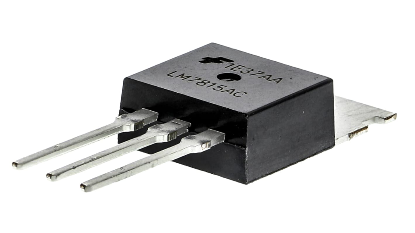 ON Semiconductor, 15 V Linear Voltage Regulator, 1A, 1-Channel, ±2% 3-Pin, TO-220 LM7815ACT