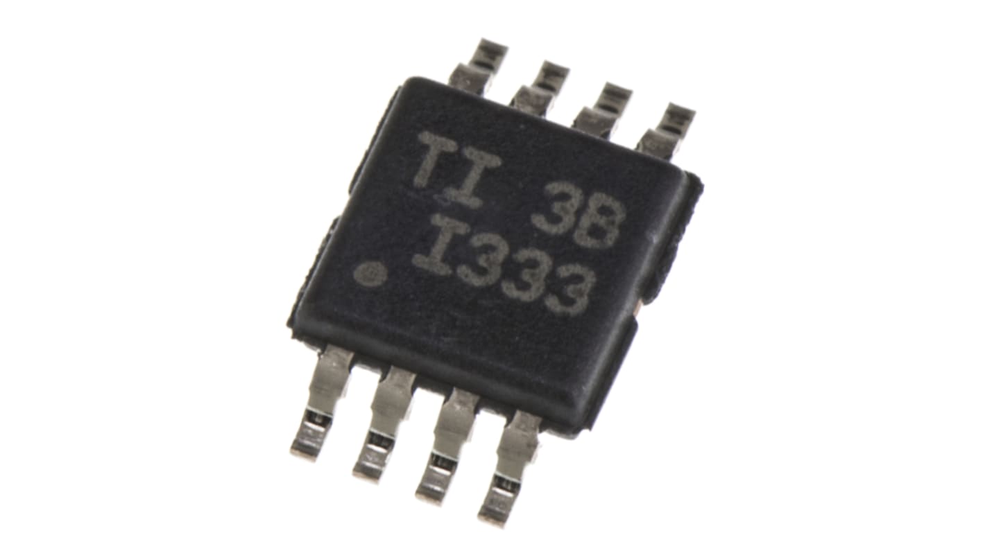 Amplificatore per strumentazione Texas Instruments alimentazione duale e singola, , SMD, MSOP, 8 Pin