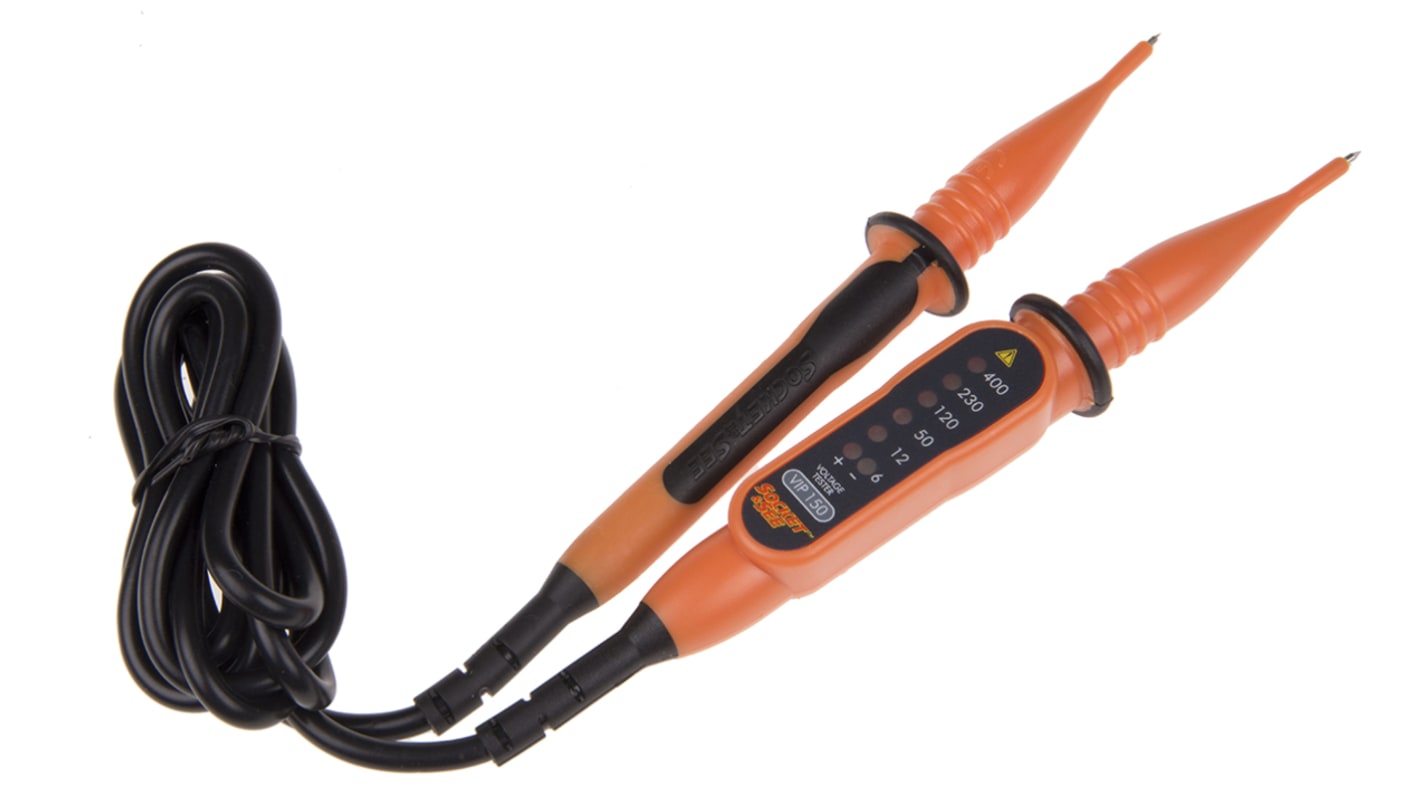 Zestaw i detektor napięcia, VIP150/SP200 Kit, 3.5mA, 50 → 690V, SP200 Proving Unit, VIP150 Voltage Indicator,