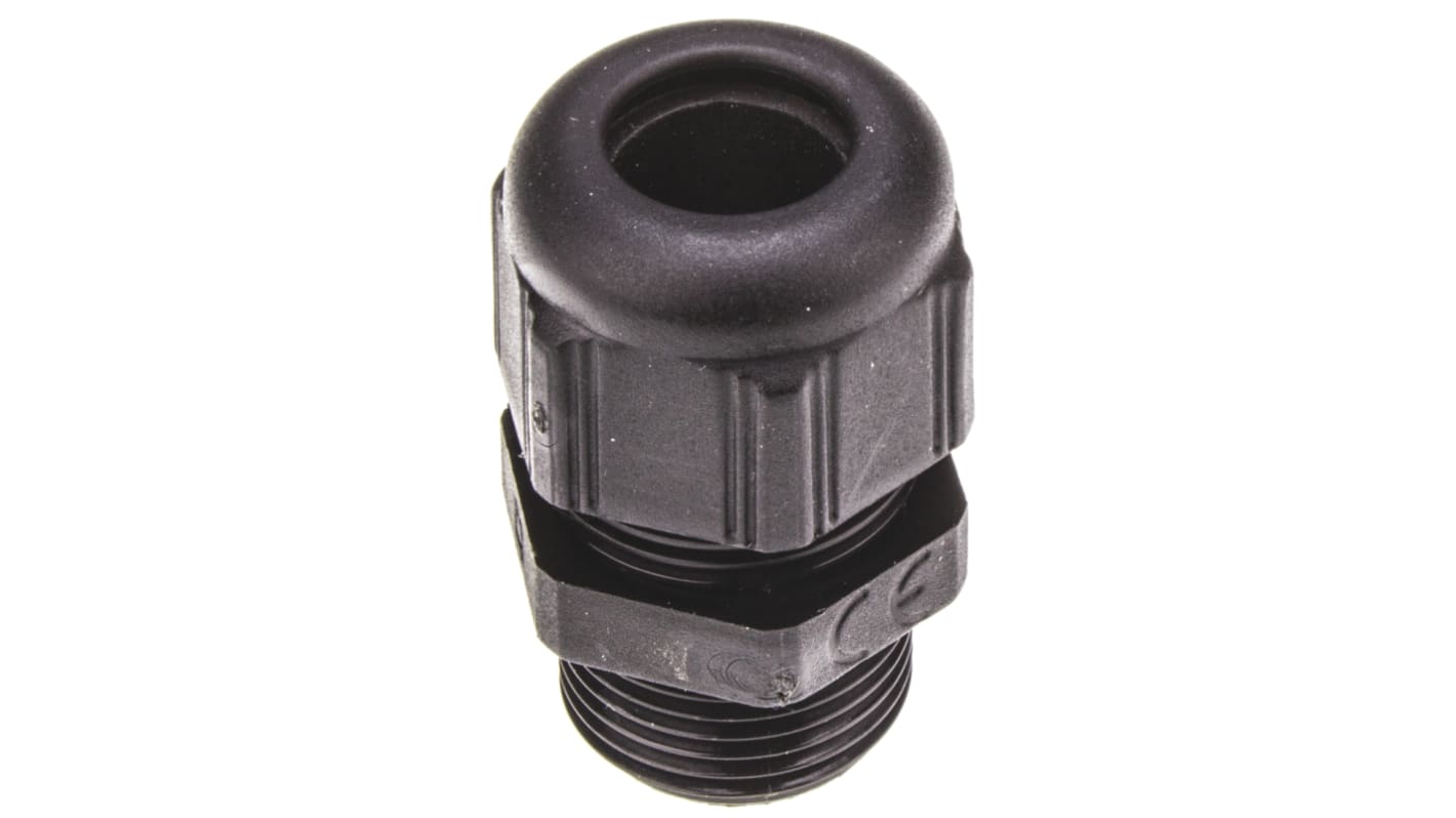 0 979 63 Legrand 979 Series Black Plastic Cable Gland, M20 Thread, 6mm Min, 12mm Max, IP68 RS