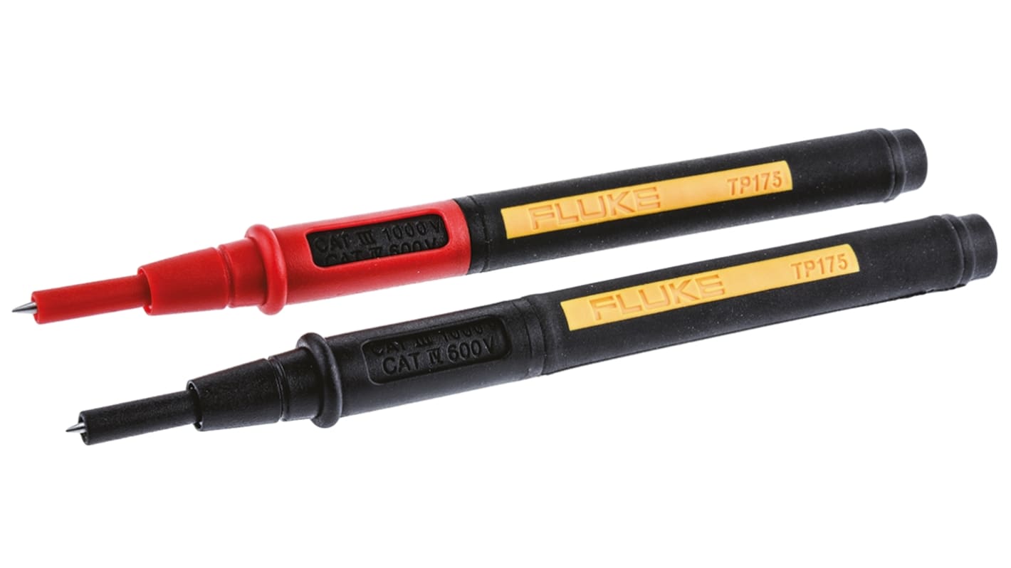 Sonde de test Fluke, pointe de 4mm, 1 kV, 600 V, 10A, Noir, Rouge