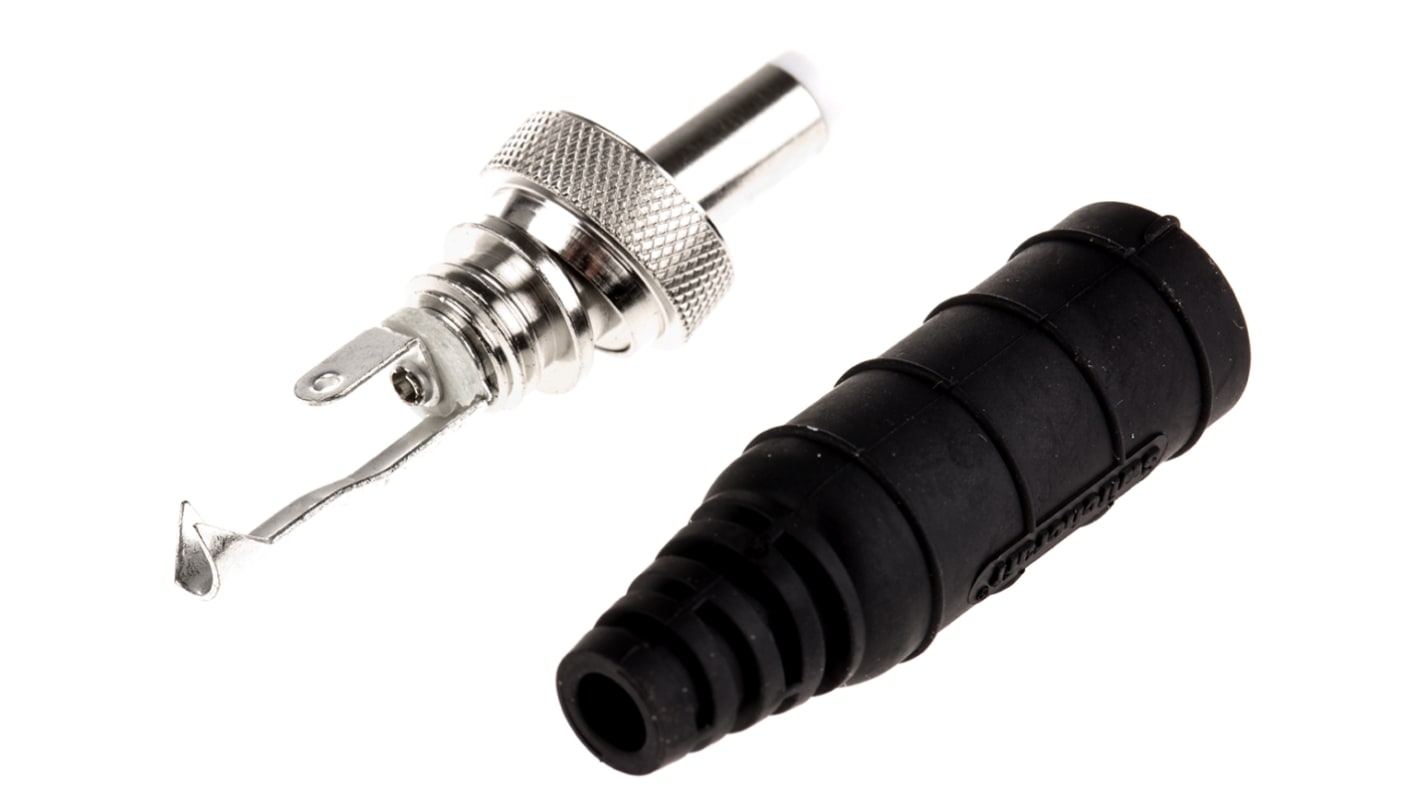 Conector DC macho Switchcraft, Ø int. 2.0mm, Ø ext. 5.5mm, Montaje de Cable, 30,0 V., 5.0A, IP68