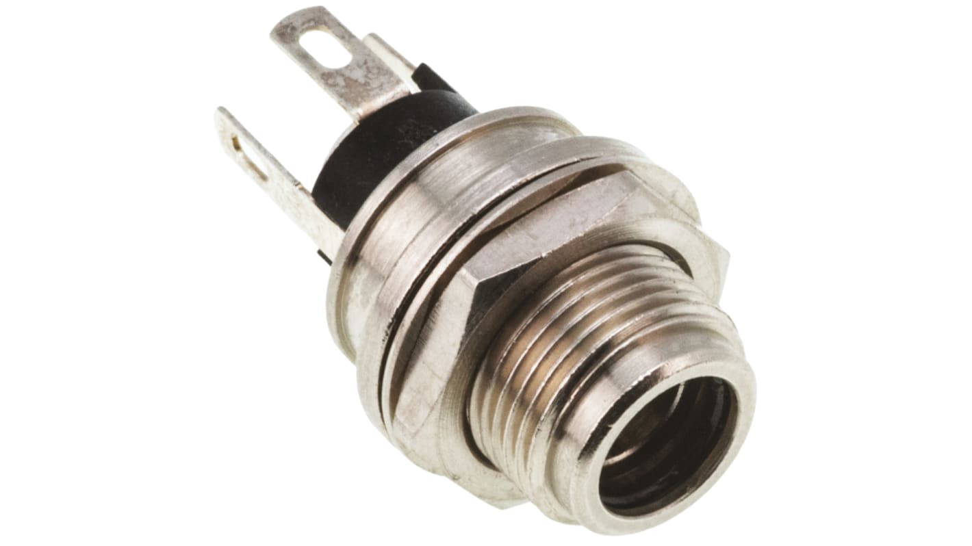 Conector DC hembra Switchcraft, Montaje en Panel, 30,0 V., 5.0A, IP68