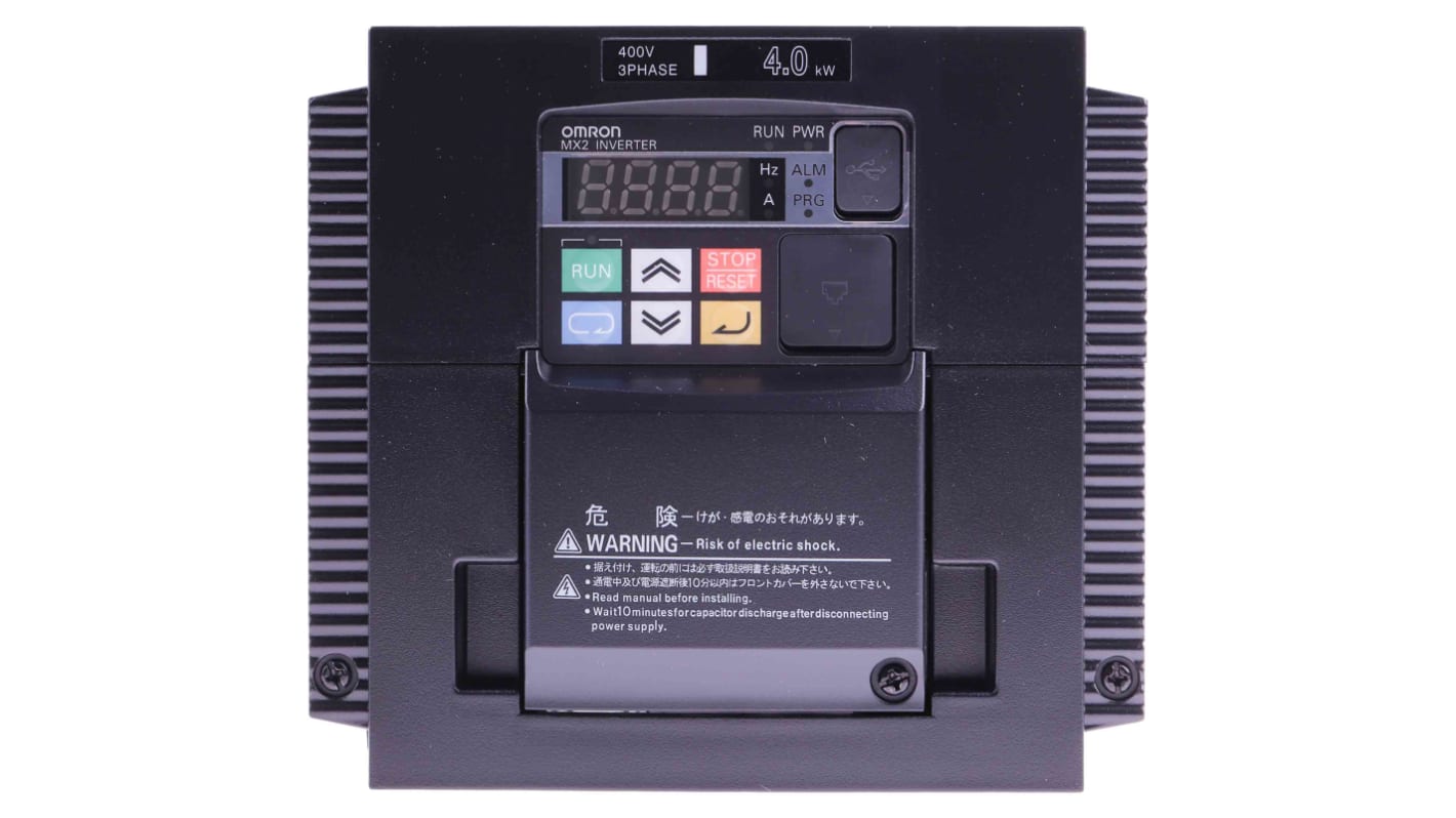 Inverter Omron, 4 kW, 400 V c.a., 3 fasi, 400Hz