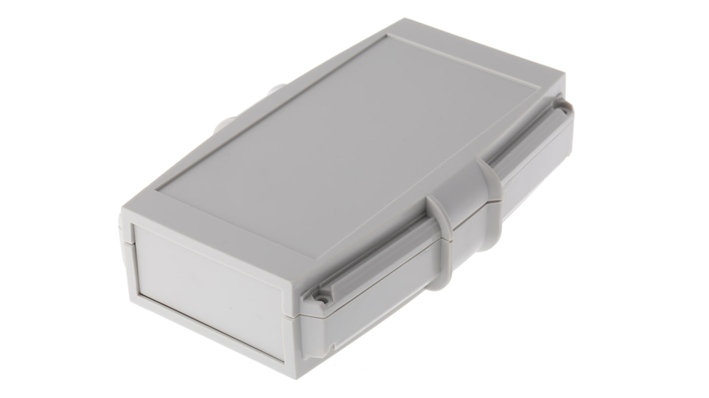 Caja portátil CAMDENBOSS de ABS Gris, 145 x 95 x 35mm, con compartimento batería, IP54, IP65