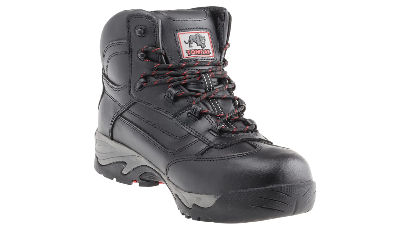RS PRO Black Composite Toe Capped Men's Safety Boots, UK 12, EU 47 RS