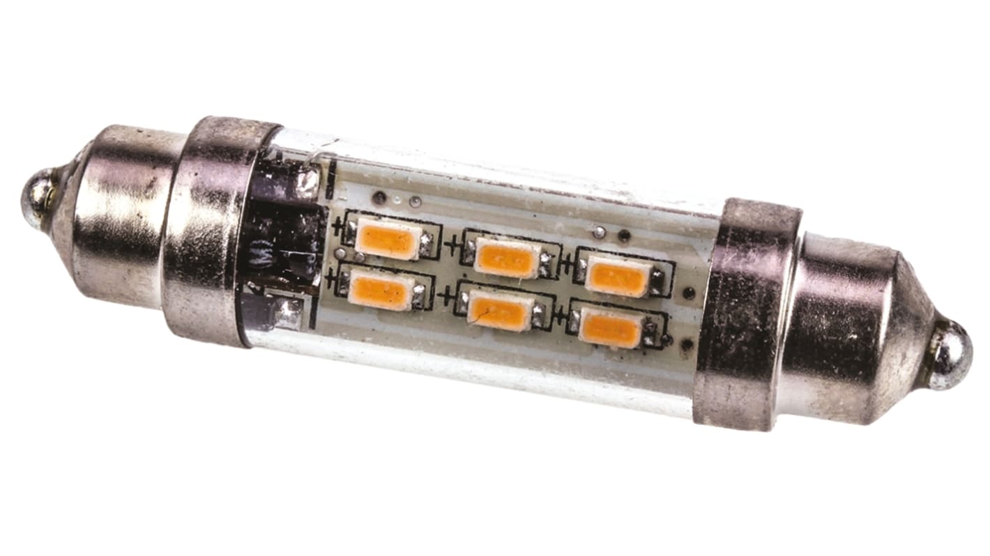 JKL Components LED-es autóizzó 36 lm, 12 V, Meleg fehér