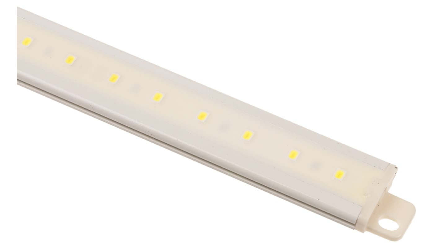 Fehér LED-es szalagvilágítás 24V, 1.2m, Merev