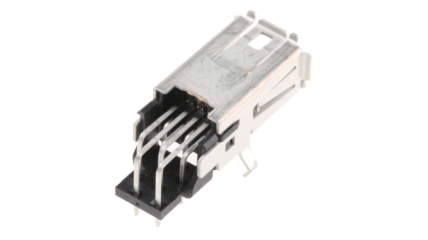 120405371 TE Connectivity Through Hole Mini I/O Connector Female RS