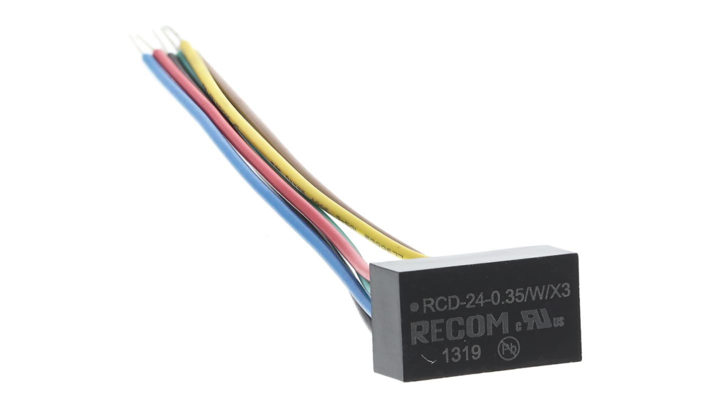 Recom LED Driver, 2 → 35V dc Output, 12.25W Output, 350mA Output, Constant Current Dimmable