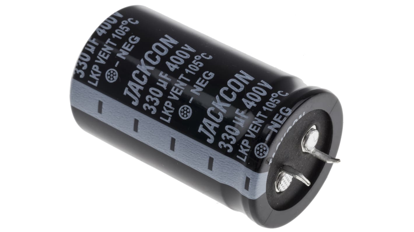 RS PRO 330μF Aluminium Electrolytic Capacitor 400V dc, Snap-In