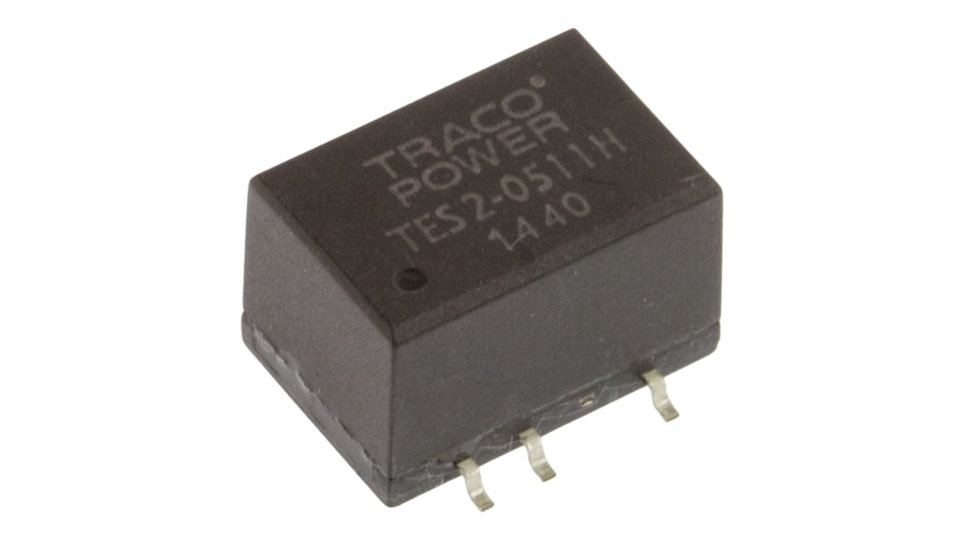 Convertisseur DC-DC TRACOPOWER, TES 2H, Montage en surface, 2W, 1 sortie, 5V c.c., 400mA