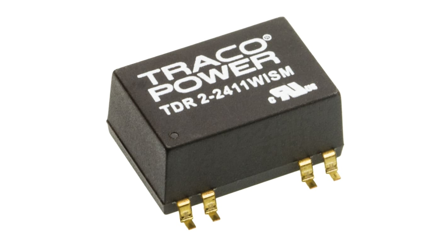 TRACOPOWER DC-DCコンバータ Vout：5V dc 9 → 36 V dc, 2W, TDR 2-2411WISM