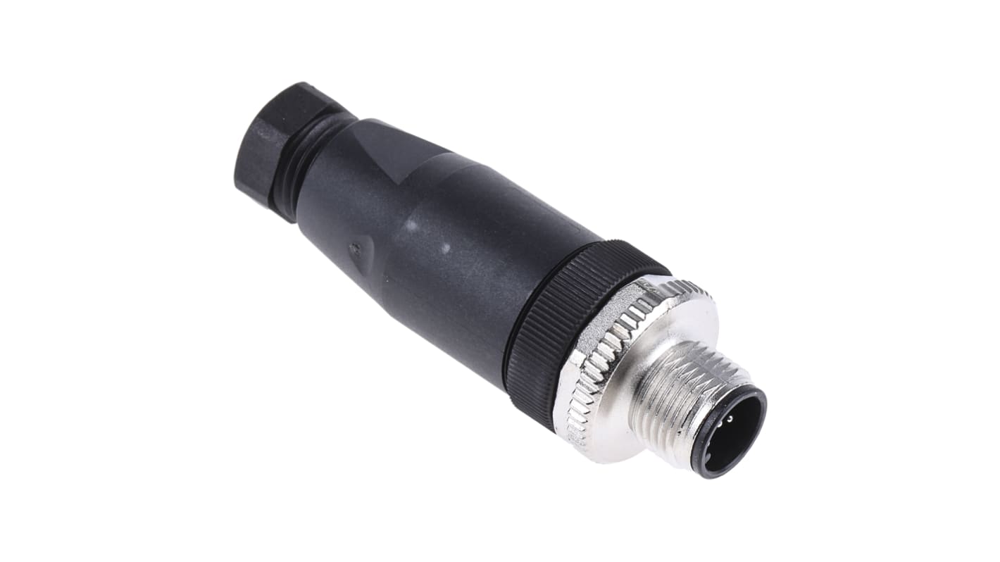 binder Circular Connector, 5 Contacts, Cable Mount, M12 Connector, Socket, Male, IP67, 713 Series