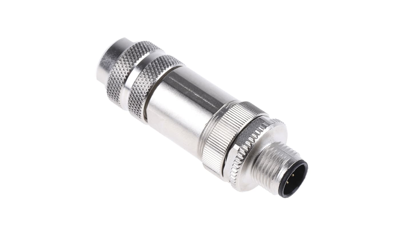 binder Circular Connector, 8 Contacts, Cable Mount, M12 Connector, Plug, Male, IP67, 713 Series