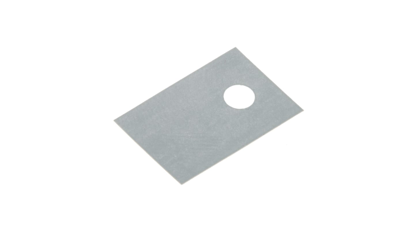 Alfombrilla de interfaz térmica Bergquist de 1.1W/m·K, dim. 19.05 x 12.7mm x 0.152mm, -60 → +180 °C