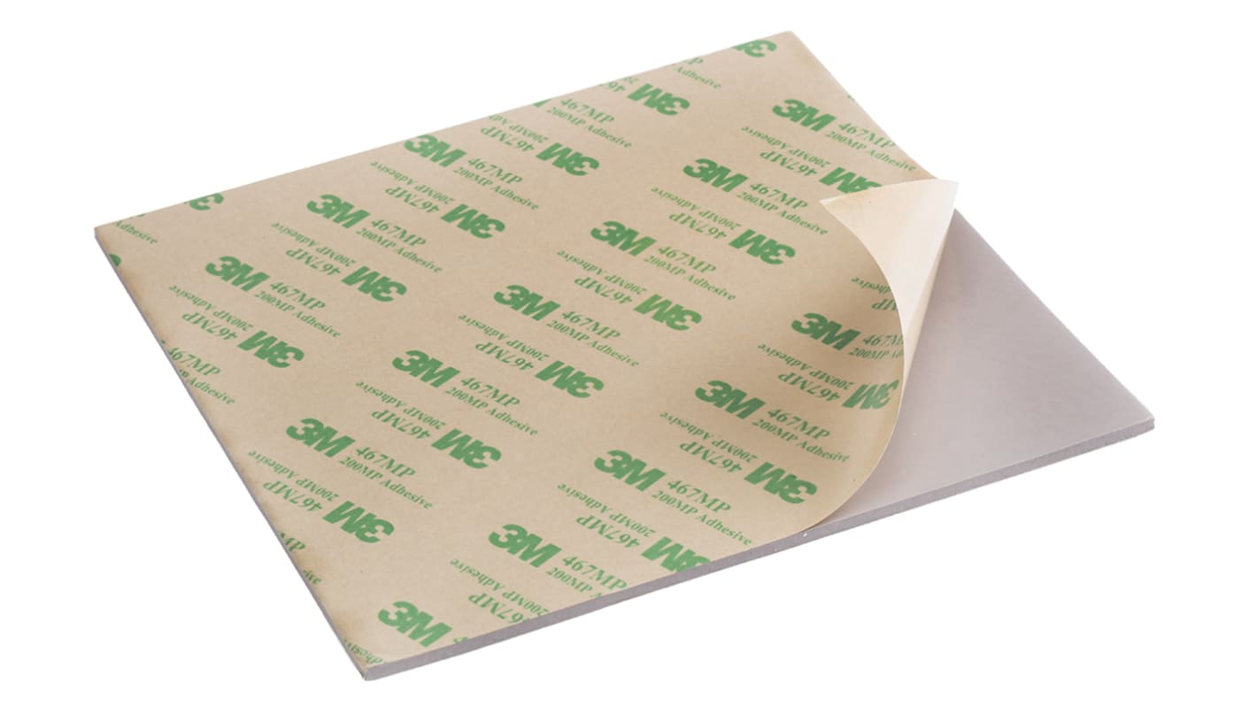 RS PRO Self-Adhesive Thermal Interface Sheet, 1.2mm Thick, 1.6W/m·K, 150 x 150mm