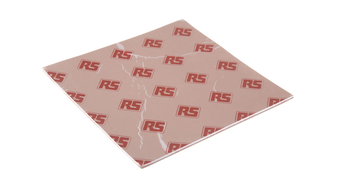 Lamiera interfaccia termica RS PRO, 150 x 150mm, spessore 2.5mm, 2.2W/m·K, Adesivo