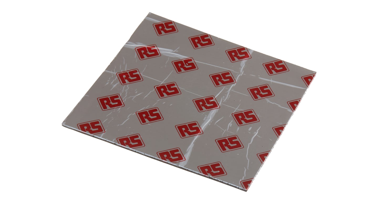 Lamiera interfaccia termica RS PRO, 150 x 150mm, spessore 2mm, 3.2W/m·K, Adesivo