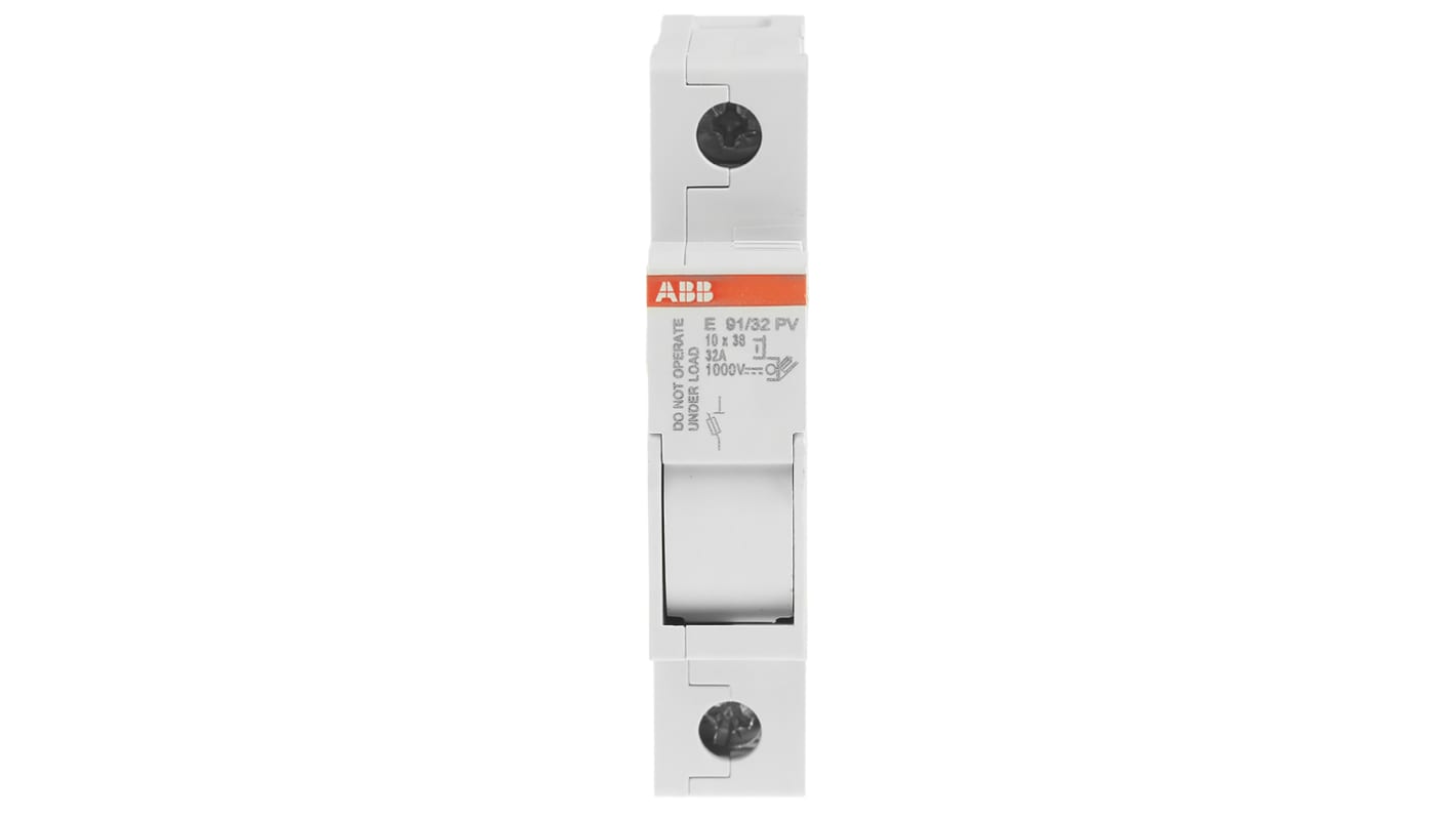 Interruptor seccionador con fusible ABB, 32A, 1P, Fusible 10 x 38mm System Pro M Compact E 90 PV