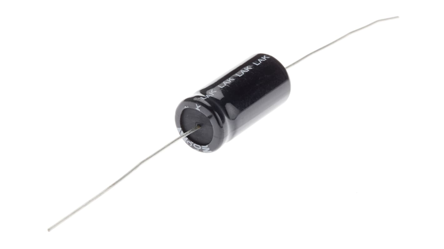 RS PRO, THT Aluminium-Elektrolyt Kondensator 10μF ±20% / 160V dc, Ø 10mm x 21mm x 21mm, bis 105°C