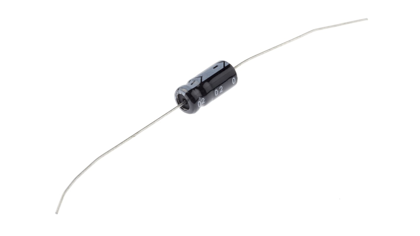 RS PRO, THT Aluminium-Elektrolyt Kondensator 33μF ±20% / 35V dc, Ø 6mm x 13mm x 13mm, bis 105°C