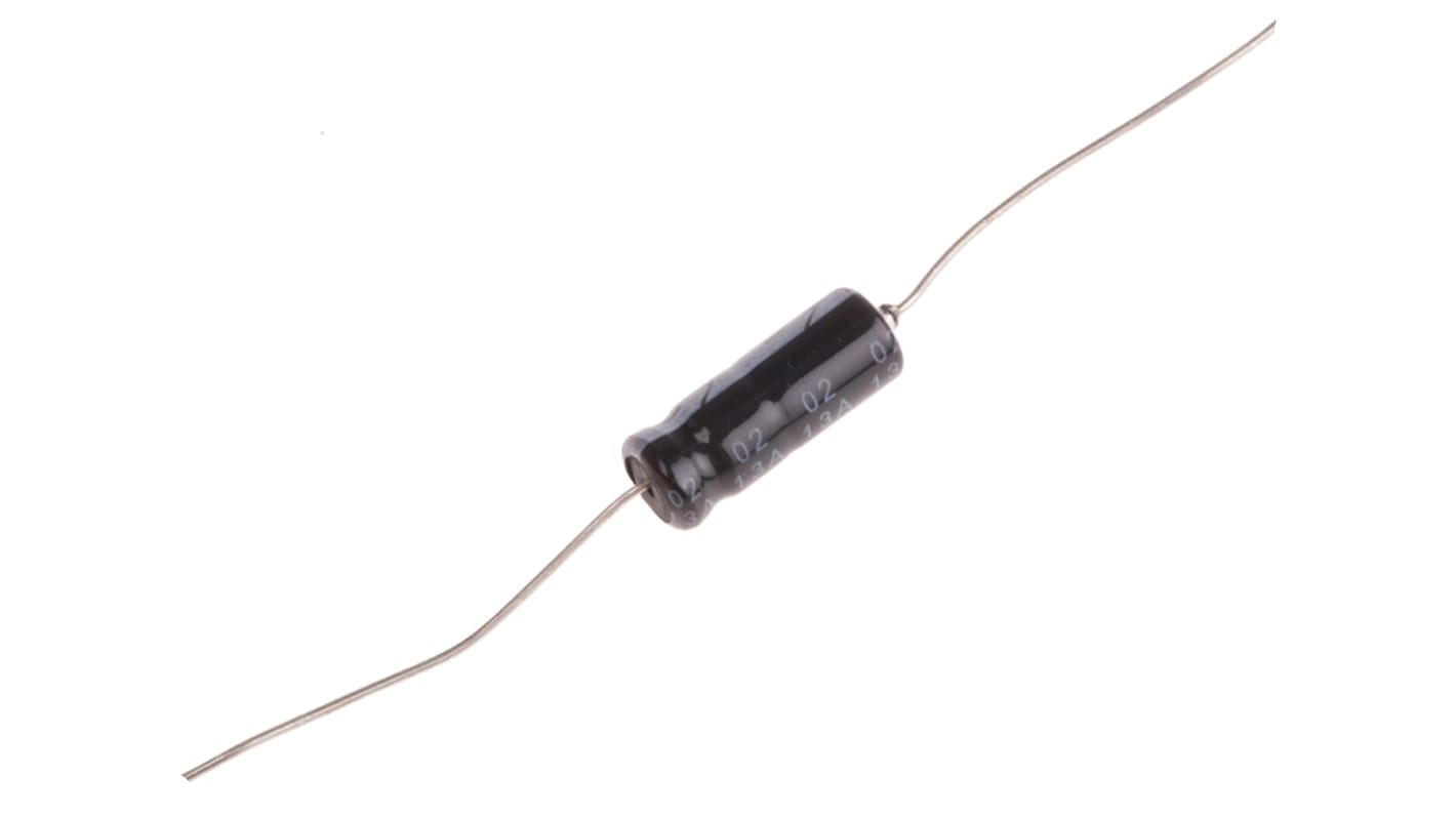 RS PRO 33μF Aluminium Electrolytic Capacitor 50V dc, Axial, Through Hole