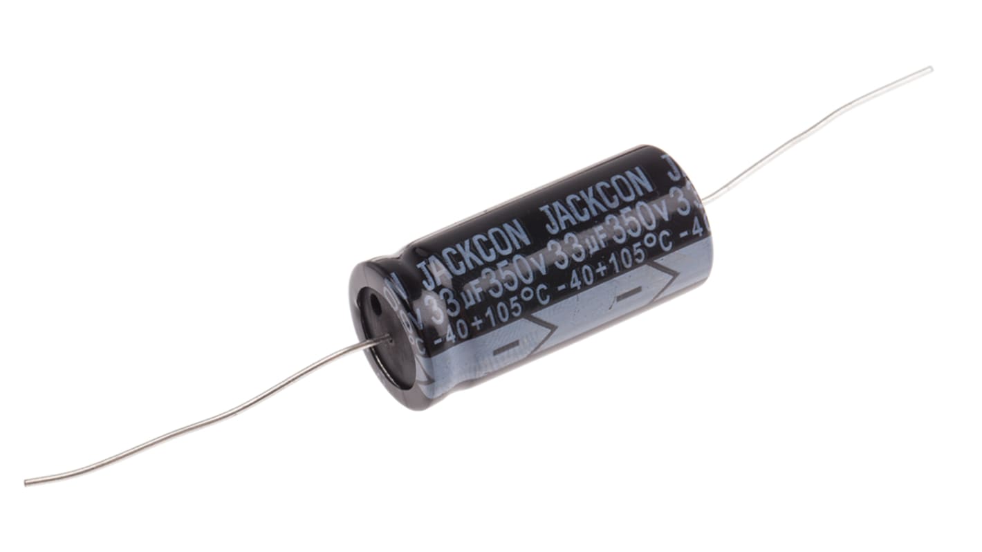 RS PRO, THT Aluminium-Elektrolyt Kondensator 33μF ±20% / 350V dc, Ø 16mm x 36mm x 36mm, bis 105°C