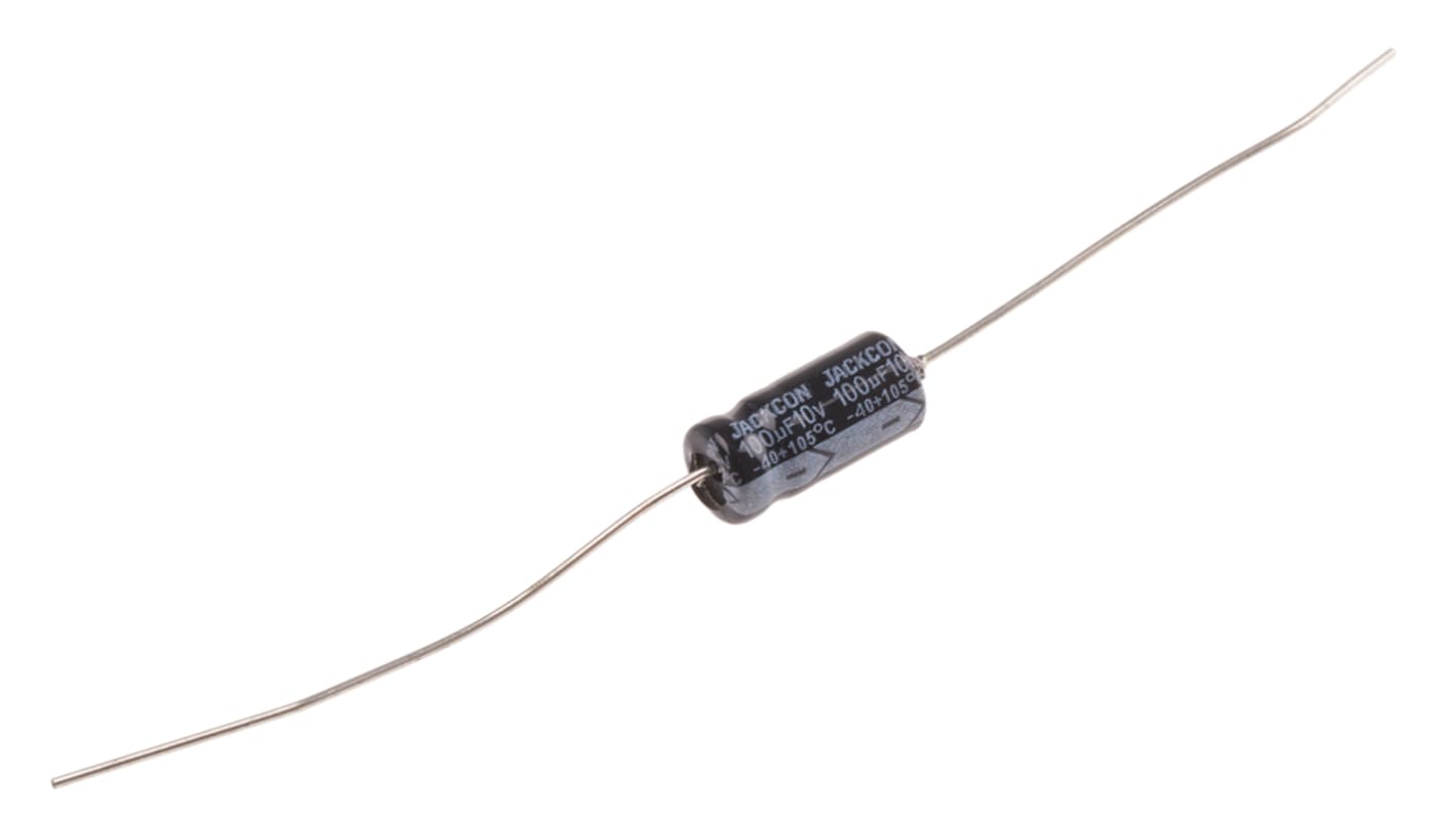 RS PRO, THT Aluminium-Elektrolyt Kondensator 100μF ±20% / 10V dc, Ø 6mm x 13mm x 13mm, bis 105°C