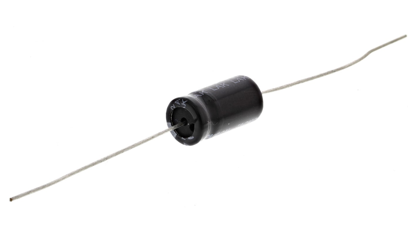 RS PRO 470μF Aluminium Electrolytic Capacitor 16V dc, Axial, Through Hole