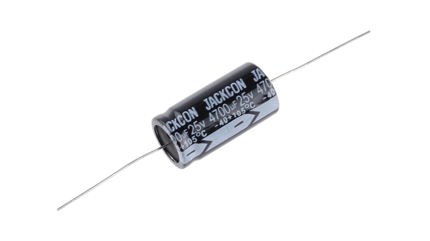 RS PRO, THT Aluminium-Elektrolyt Kondensator 4700μF ±20% / 25V dc, Ø 18mm x 36mm x 36mm, bis 105°C