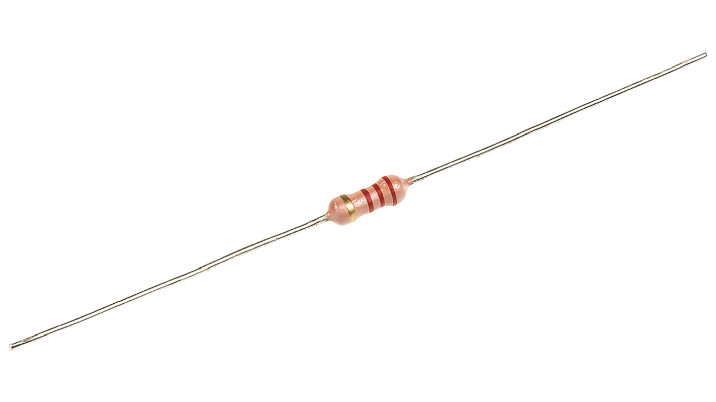 Resistencia RS PRO, de 2.2kΩ ±5%, 0.5W