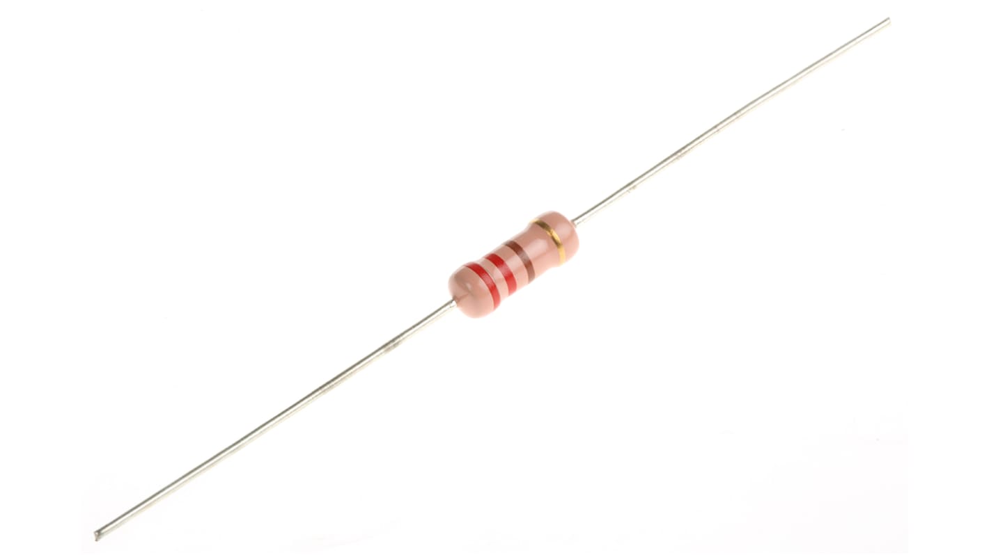 RS PRO 220Ω Carbon Film Resistor 2W ±5%