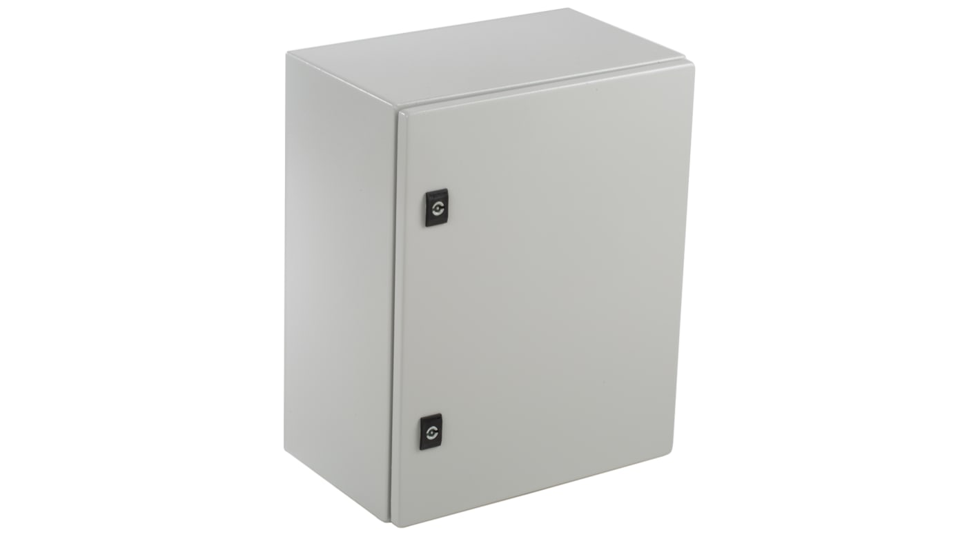 Contenitore a parete con portello Piatta Schneider Electric in Acciaio 500 x 400 x 250mm, col. Grigio, IP66