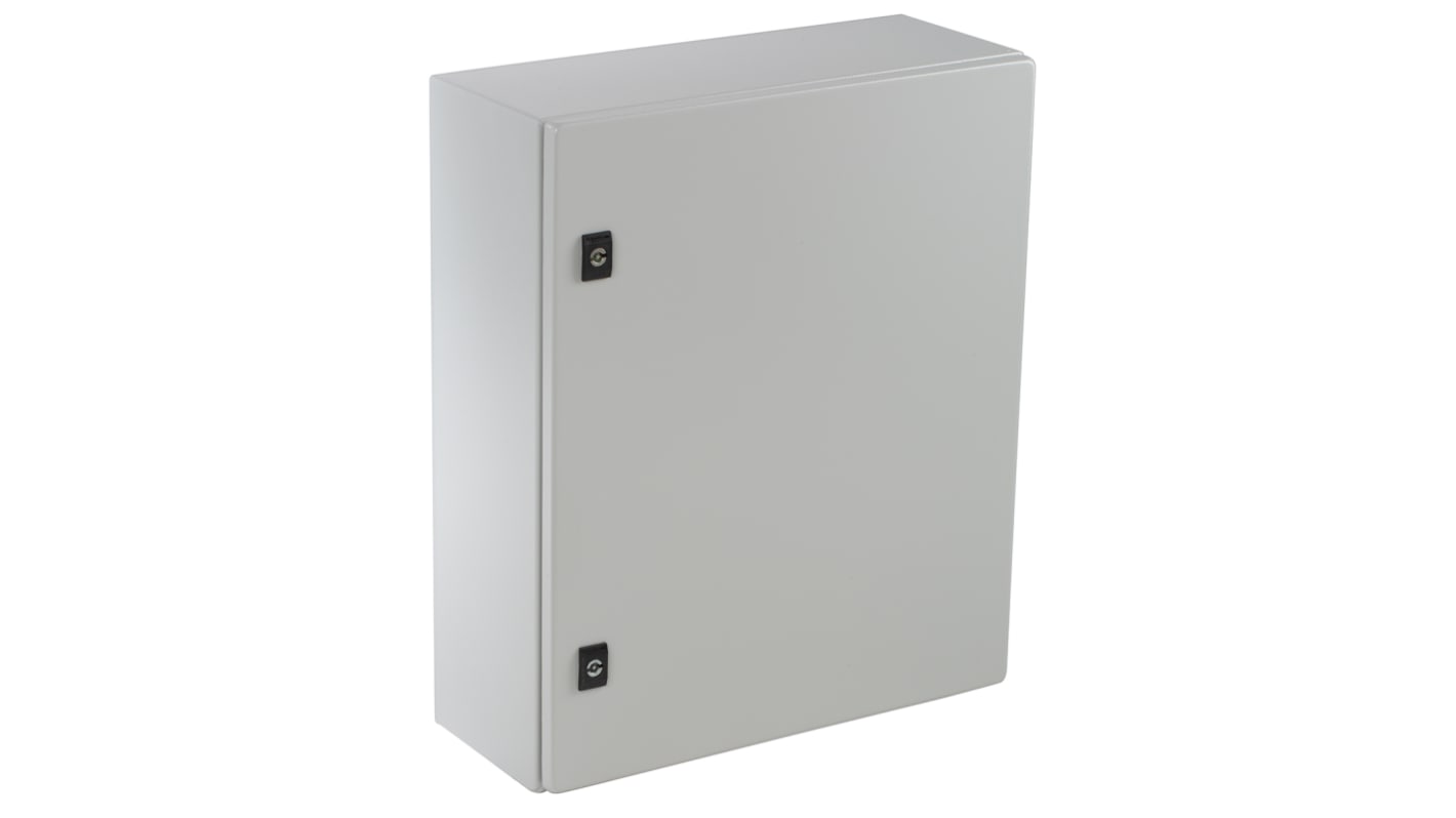 Contenitore a parete con portello Piatta Schneider Electric in Acciaio 600 x 500 x 200mm, col. Grigio, IP66