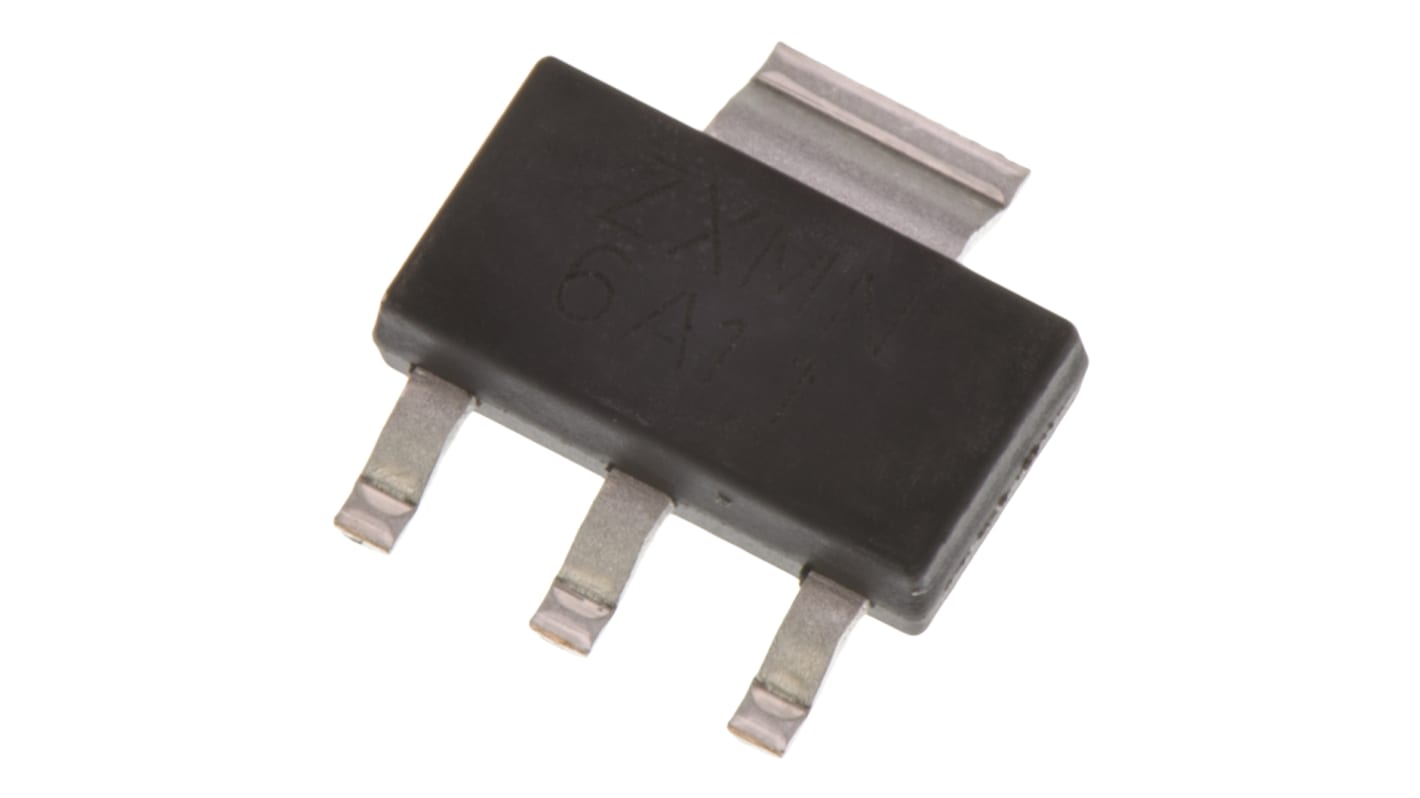 DiodesZetex ZXMN6A11GTA N-Kanal, SMD MOSFET 60 V / 4,4 A 3,9 W, 3-Pin SOT-223