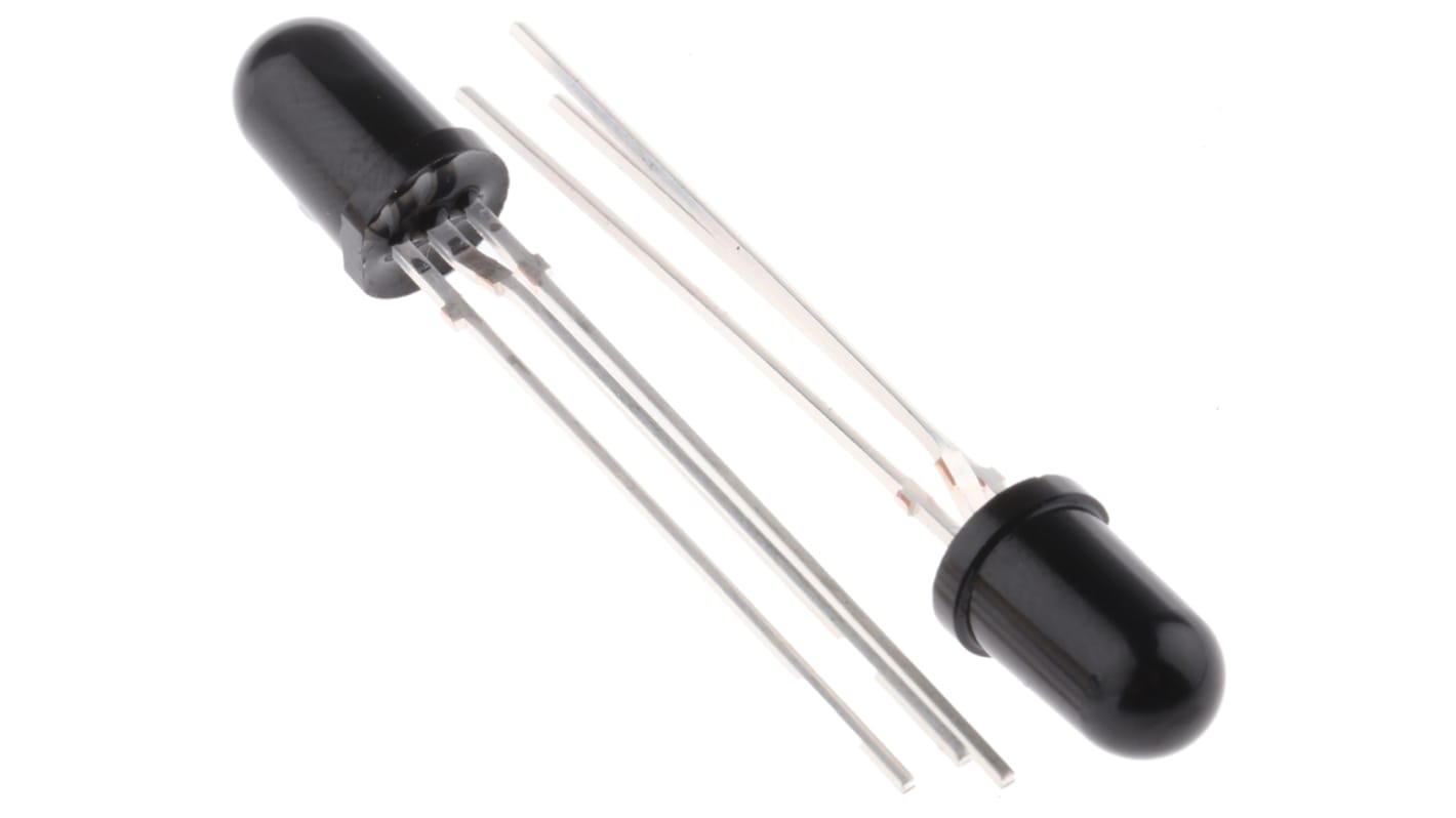 Phototransistor, Vishay, Infrarouge, BPV11F, 30 °, Traversant, boîtier 5 mm (T-1 3/4)